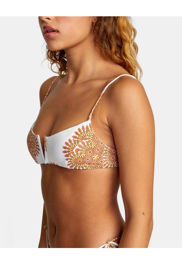 OEM - Góra od bikini RVCA Serotonin V-wire Bra. Kolor: biały