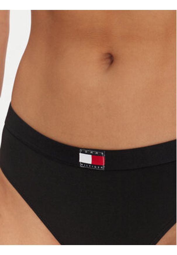 TOMMY HILFIGER - Tommy Hilfiger Komplet 5 par stringów UW0UW05642 Czarny. Kolor: czarny. Materiał: bawełna