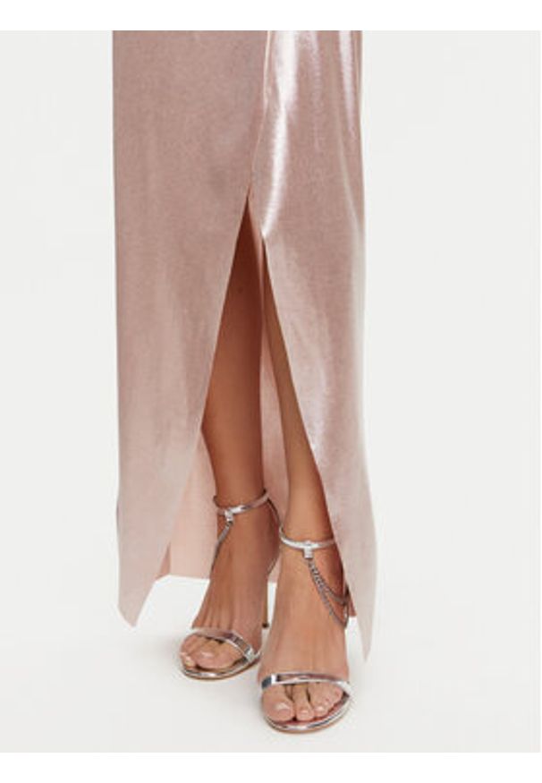 Pinko - PINKO Sukienka wieczorowa 104960 A2DN Różowy Regular Fit. Kolor: różowy. Materiał: syntetyk. Styl: wizytowy