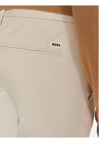 BOSS - Boss Spodnie materiałowe Kaito1_T 50487754 Écru Slim Fit. Materiał: syntetyk, bawełna