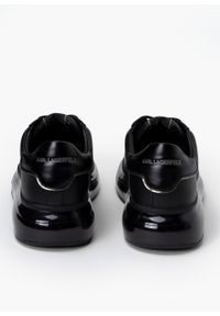 Karl Lagerfeld - Sneakersy męskie czarne KARL LAGERFELD KAPRI KUSHION LO LACE LTHR. Kolor: czarny