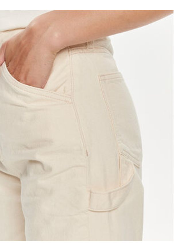 Calvin Klein Jeans Jeansy Hammerloop J20J223656 Écru Straight Fit