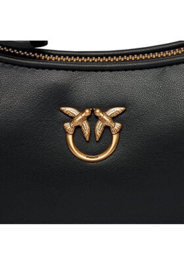 Pinko Torebka Half Moon Mini Fl . PE 24 PLTT 102790 A0F1 Czarny. Kolor: czarny. Materiał: skórzane