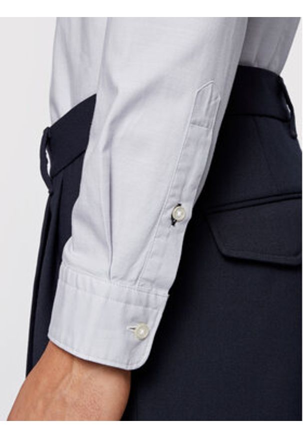 BOSS - Boss Koszula Rod_53E 50448887 Szary Slim Fit. Kolor: szary. Materiał: bawełna