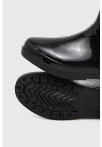 Answear Lab Kalosze kolor czarny. Nosek buta: okrągły. Kolor: czarny. Materiał: materiał, guma. Wzór: gładki. Styl: wakacyjny #4