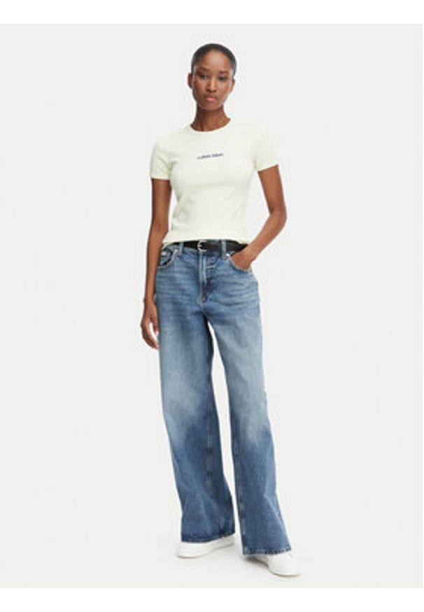 Calvin Klein Jeans Jeansy LV047G912G Granatowy Relaxed Fit. Kolor: niebieski