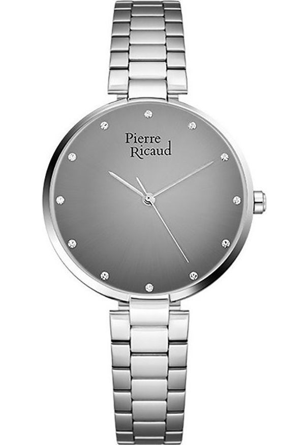 Zegarek Pierre Ricaud Zegarek damski Pierre Ricaud P22057.5147Q CYRKONIE srebrny. Kolor: srebrny