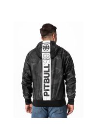 PITBULL - Kurtka przejściowa męska Pitbull z kapturem Athletic Hilltop. Typ kołnierza: kaptur. Kolor: czarny #1