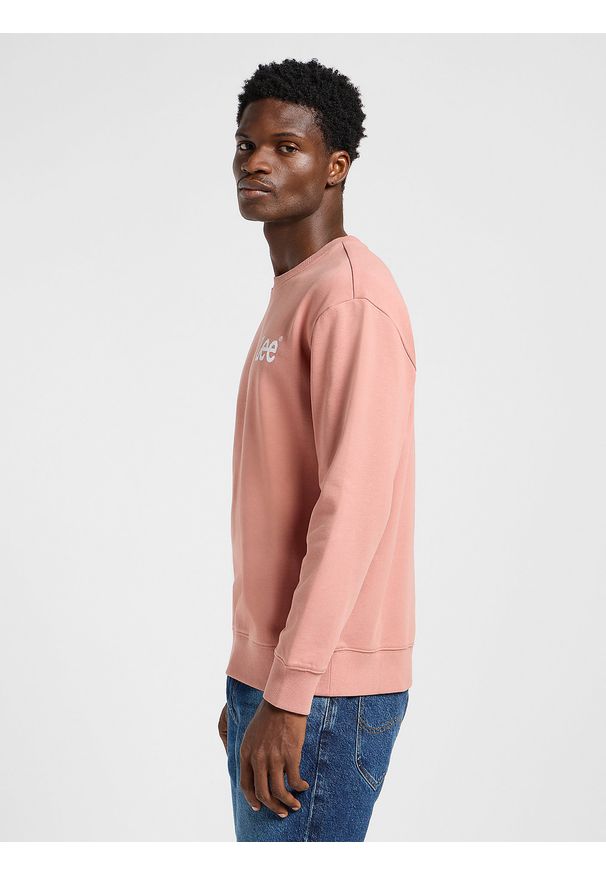 Lee - LEE MĘSKA BLUZA LEE WOBBLY LEE SWS SEPIA 112363888. Kolor: brązowy