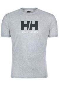 Helly Hansen T-Shirt Logo 33979 Szary Regular Fit. Kolor: szary. Materiał: bawełna