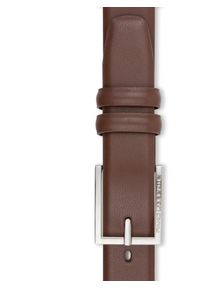 Pako Lorente - PAKO LORENTE – Kamelowy skórzany pasek męski. Materiał: skóra #1