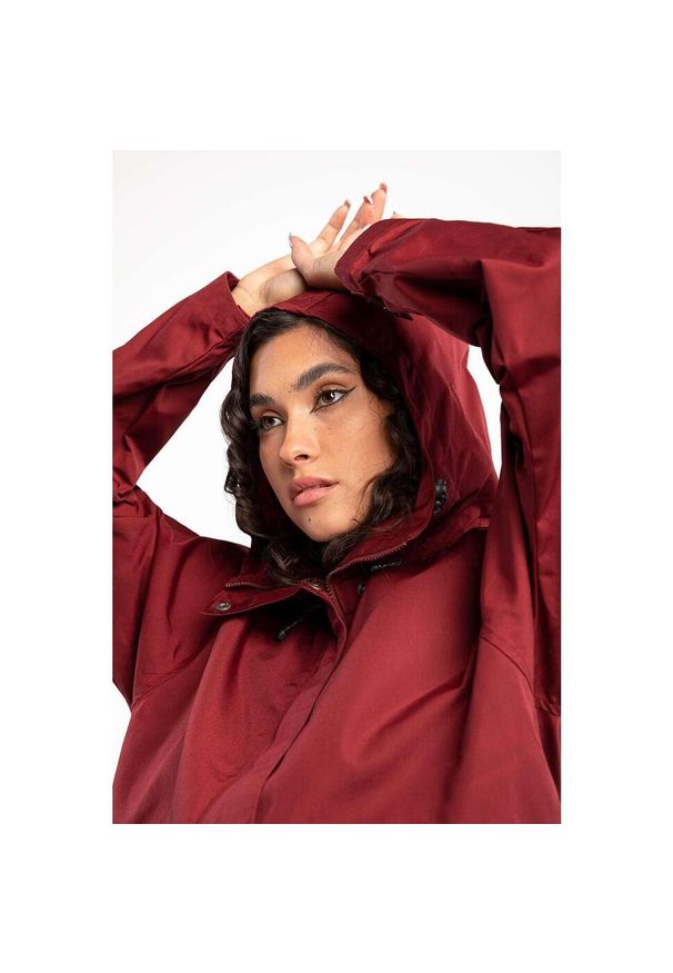 Fjällräven - Kurtka turystyczna damska Fjallraven Vardag Anorak. Kolor: czerwony. Sport: turystyka piesza