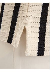 TOMMY HILFIGER - Tommy Hilfiger Sweter MW0MW42770 Kremowy Regular Fit. Kolor: kremowy. Materiał: bawełna #3