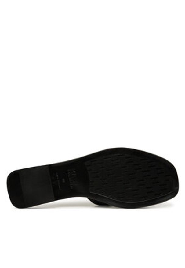 Karl Lagerfeld - KARL LAGERFELD Klapki Skoot II KL80402 Czarny. Kolor: czarny. Materiał: skóra
