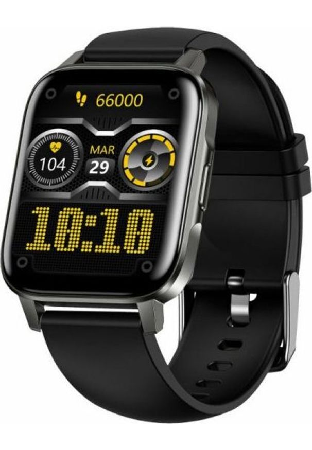 LEOTEC - Smartwatch Leotec Crystal Czarny. Rodzaj zegarka: smartwatch. Kolor: czarny