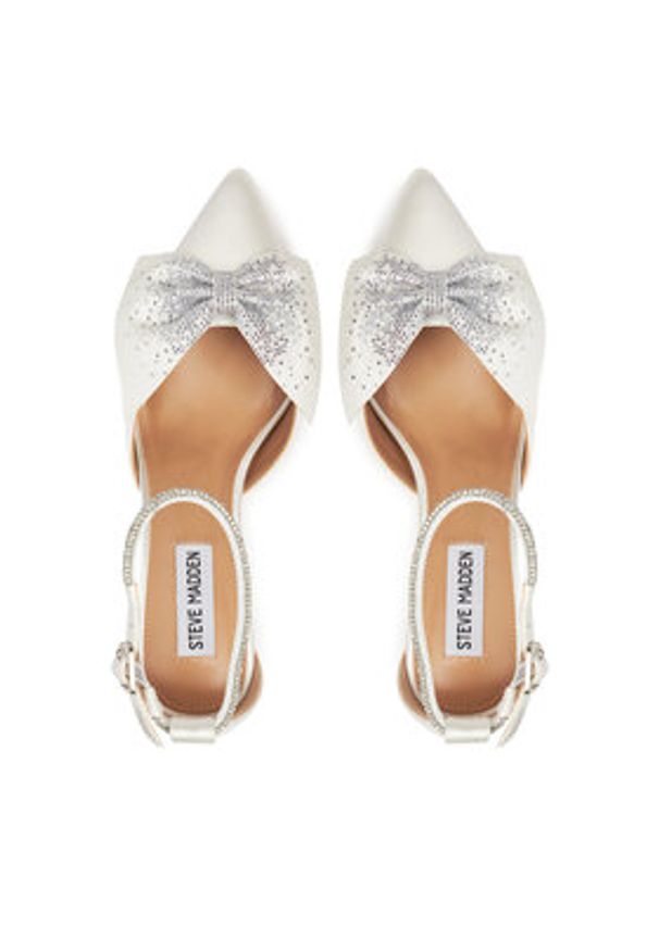 Steve Madden Szpilki Lilyann-E Heeled s SM19000126 Biały. Kolor: biały. Materiał: materiał. Obcas: na szpilce