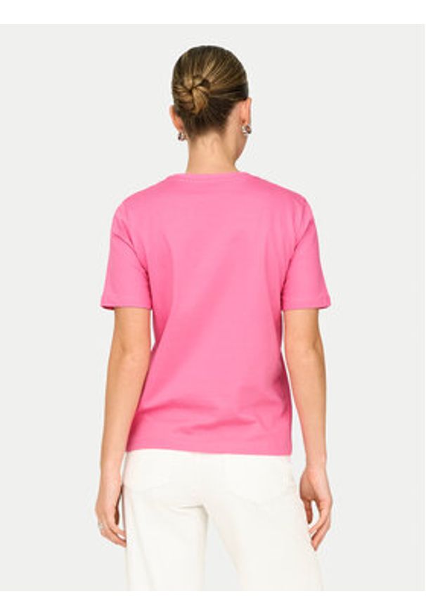 only - ONLY T-Shirt Freja 15367970 Różowy Regular Fit. Kolor: różowy. Materiał: bawełna