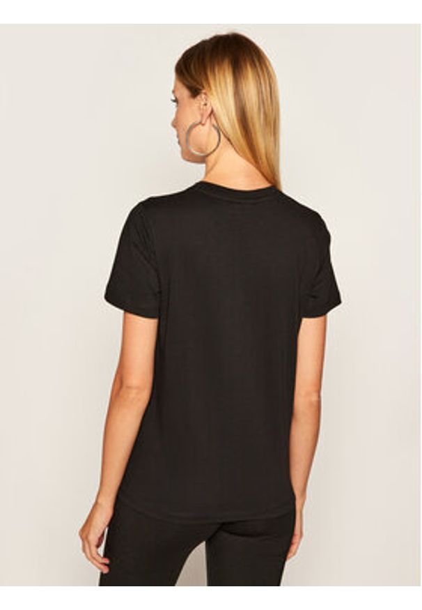 Calvin Klein T-Shirt Core Logo K20K202142 Czarny Regular Fit. Kolor: czarny. Materiał: bawełna
