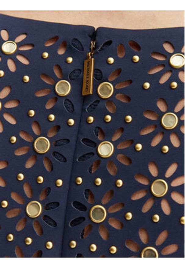 MICHAEL Michael Kors Sukienka codzienna MS683HED6E Granatowy Slim Fit. Okazja: na co dzień. Kolor: niebieski. Materiał: syntetyk. Typ sukienki: proste. Styl: casual