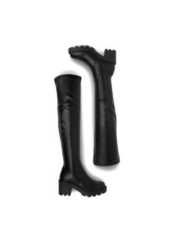 DeeZee Kozaki HX24029-1 Czarny. Kolor: czarny. Materiał: materiał, syntetyk