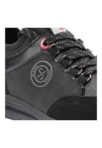 Czarne Sneakersy Cross Jeans Damskie Sportowe Buty. Okazja: na uczelnię. Kolor: czarny. Materiał: materiał, skóra ekologiczna. Szerokość cholewki: normalna. Wzór: aplikacja. Styl: sportowy #6