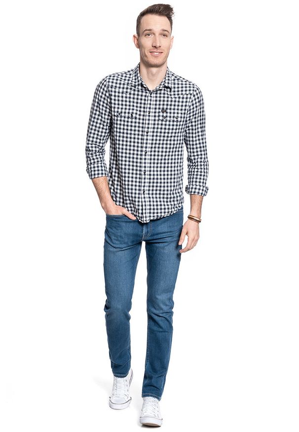 Lee - LEE AUSTIN MĘSKIE SPODNIE JEANSOWE MID WORN IN RAY L733NOWH 112119945