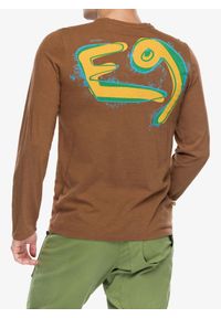 Longsleeve wspinaczkowy męski E9 Brasil. Kolor: brązowy. Długość rękawa: długi rękaw