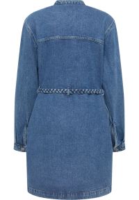 Damska Sukienka Mini Mustang Style Paola Dress Denim Blue 1015586 5000 500. Materiał: denim. Długość: mini #7
