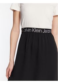 Calvin Klein Jeans Sukienka codzienna J20J220759 Czarny Regular Fit. Okazja: na co dzień. Kolor: czarny. Materiał: syntetyk. Typ sukienki: proste. Styl: casual #5