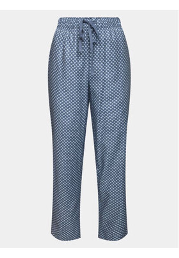 SELMARK - Selmark Piżama Corbatera P7376 Niebieski Regular Fit. Kolor: niebieski. Materiał: bawełna