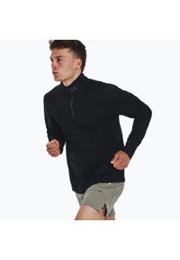 Longsleeve do biegania męski Under Armour Launch Pro 1/4 Zip. Kolor: czarny. Długość rękawa: długi rękaw. Sport: bieganie