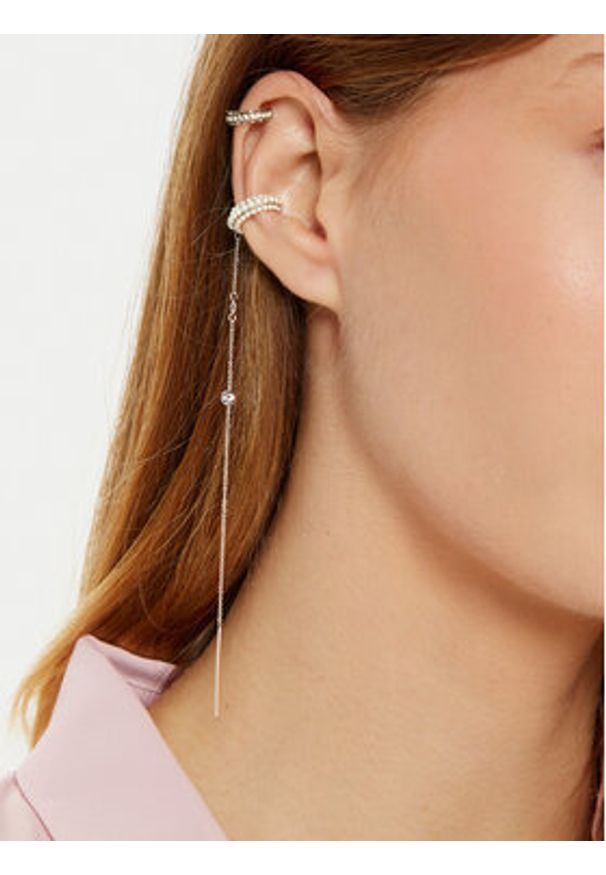 Tory Burch Kolczyki 161055 Srebrny. Materiał: metalowe. Kolor: srebrny