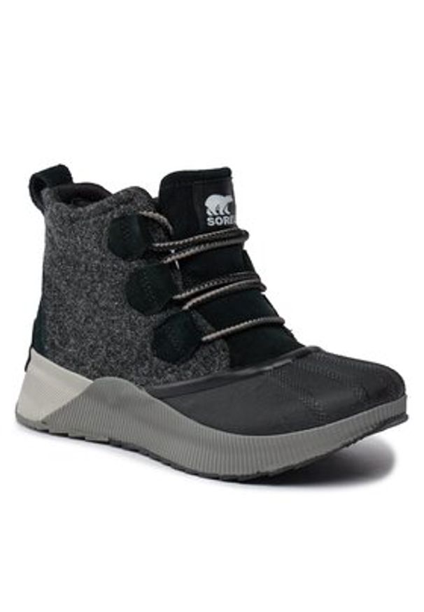 sorel - Sorel Botki Out N About™ Iii Classic Wp NL4428-010 Czarny. Kolor: czarny. Materiał: skóra
