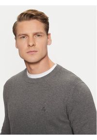 Marc O'Polo Sweter 428 5135 60366 Szary Regular Fit. Typ kołnierza: polo. Kolor: szary. Materiał: bawełna