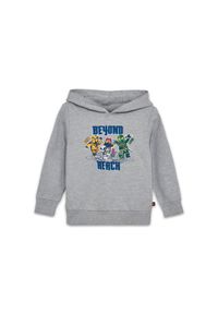 Bluza z Kapturem Dziecięca LEGO NINJAGO Scout 302 Szara. Typ kołnierza: kaptur. Kolor: szary #1