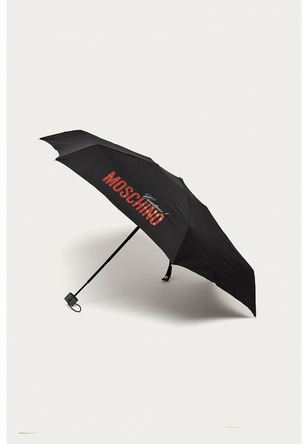MOSCHINO - Moschino Parasol kolor czarny. Kolor: czarny