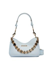 Love Moschino - Torebka LOVE MOSCHINO. Kolor: niebieski