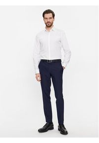 Calvin Klein Koszula K10K112091 Biały Slim Fit. Kolor: biały. Materiał: bawełna #2