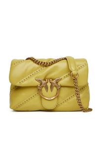 Pinko - PINKO Torebka Love Puff Mini Cl PE 25 PLTT 100039 A26T Zielony. Kolor: zielony. Materiał: skórzane