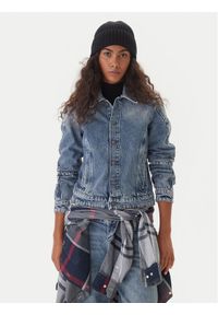G-Star RAW - G-Star Raw Kurtka jeansowa Kitoh 3D D26776 E207 Niebieski Regular Fit. Kolor: niebieski. Materiał: bawełna
