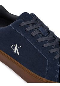 Calvin Klein Sneakersy Classic Cupsole Laceup Su YM0YM01434 Granatowy. Kolor: niebieski. Materiał: zamsz, skóra #2