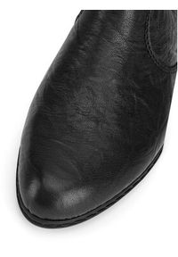 Rieker Trzewiki Y07A8-01 Czarny. Kolor: czarny. Materiał: skóra #5