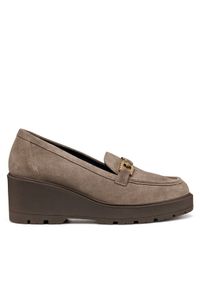 Geox Półbuty D Miereille D563VB 00022 C6029 Brązowy. Kolor: brązowy. Materiał: zamsz, skóra
