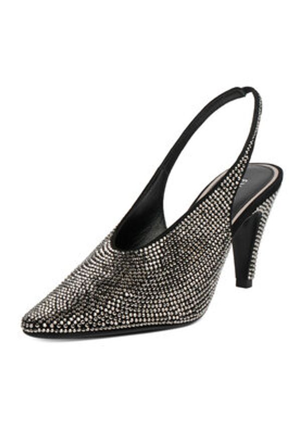 Eva Minge Czółenka EO-LYRA-LT1993-8-1 Czarny. Kolor: czarny. Materiał: skóra, syntetyk