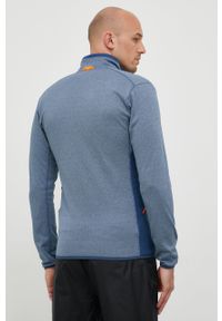Salewa bluza sportowa Puez Hybrid męska wzorzysta. Kolor: niebieski. Materiał: syntetyk, skóra, materiał, polar. Styl: sportowy #2