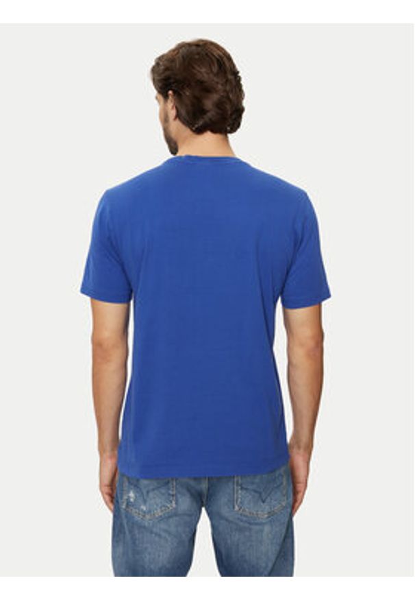 Champion T-Shirt 218526 Niebieski Regular Fit. Kolor: niebieski. Materiał: bawełna