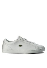 Lacoste Sneakersy Straightset Bl 1 Spw 7-32SPW0133001 Biały. Kolor: biały. Materiał: skóra