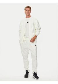 Adidas - adidas Bluza Elevated ALL SZN Terry Loop IV5211 Biały Loose Fit. Kolor: biały. Materiał: bawełna