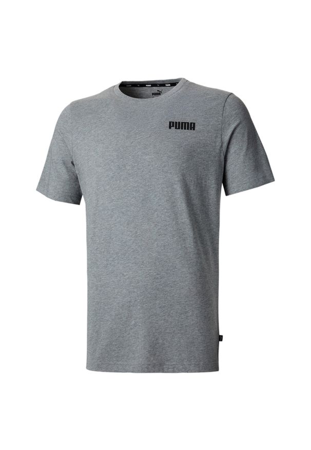 T-shirt z krótkim rękawem męski Puma ESS SMALL LOGO. Kolor: szary. Długość rękawa: krótki rękaw. Długość: krótkie