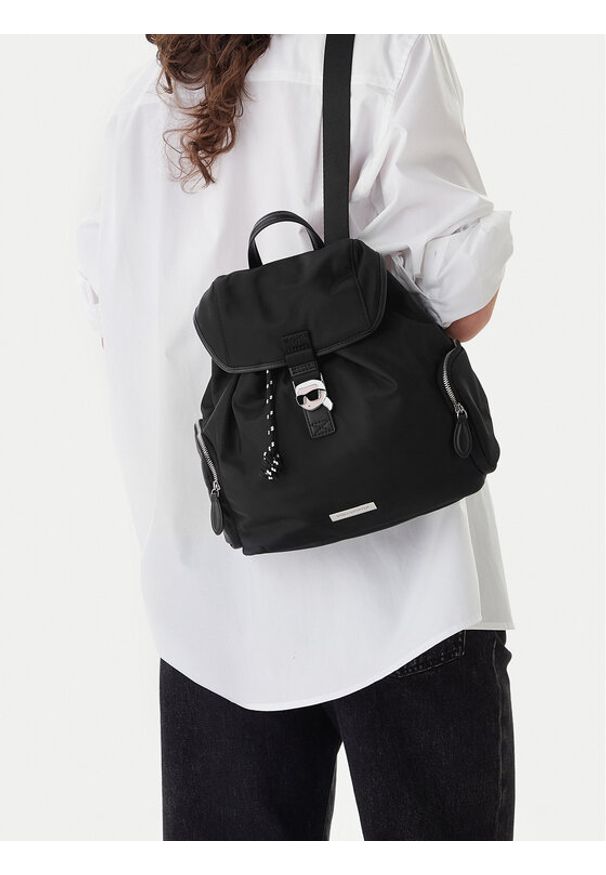 Karl Lagerfeld - KARL LAGERFELD Torebka B1W30013 Czarny. Kolor: czarny. Materiał: materiał